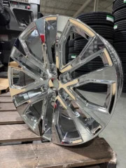 4 F150 XLT OE Wheels 22x9.5 OE Replica Wheels Chrome Finish - Image 2