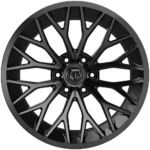 TIS 566B 17x9 Gloss Black Wheels