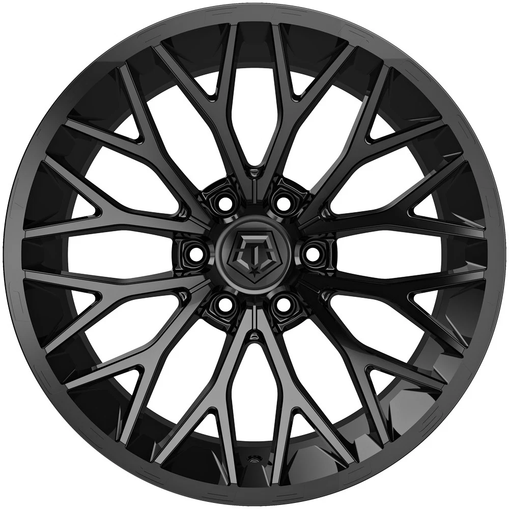 TIS 566B 17x9 Gloss Black Wheels
