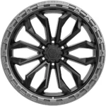 TIS 556BA 17x9 Satin Black
