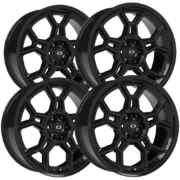 (Set of 4) 18" Vision 315 Sedona Gloss Black Rims 18x9 6x135 +18mm - Image 3